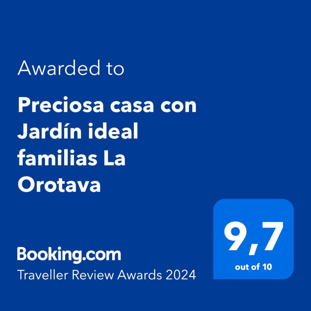 Orotava Garden House Perfect For Families Villa La Orotava Exteriör bild